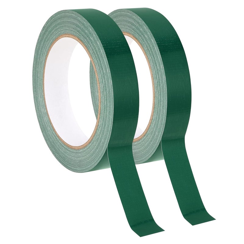 SICCOMA Green Flower Arrangement Tape 2 Pack 3/4" Flower Stem Wrap Adhesive Tape Wedding Bouquet Stem Wrapping Tape for Binding Flowers and Floral Crafts (2PCS, 3/4”x98FT/Roll) - Image 1